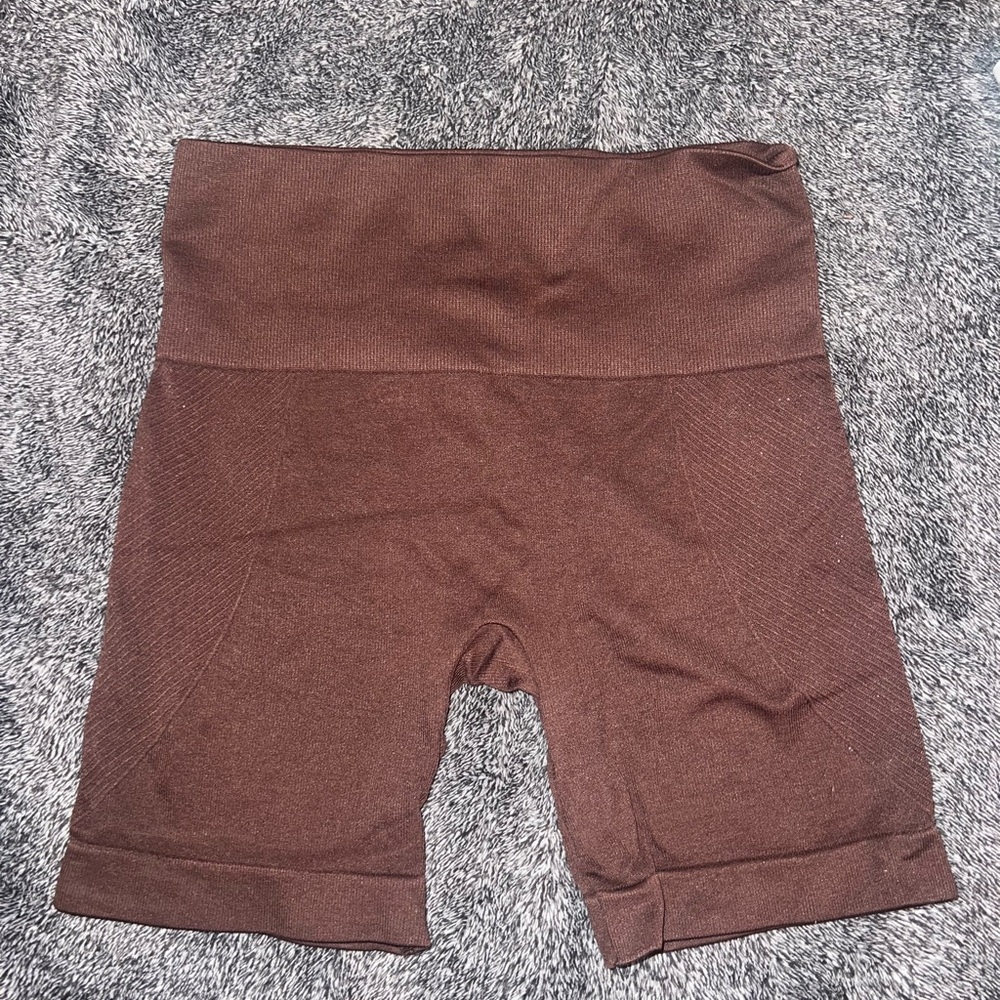 Brown workout shorts!